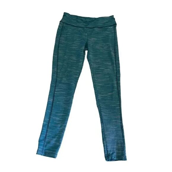 Jockey Women’s Spandex Green Heather Capri Leggings Running Pants SZ M #1153 - Picture 1 of 13